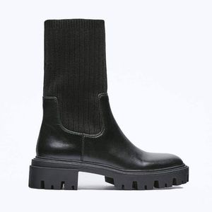 Zara rubber sock boot! Chunky lug sole. Just one size too big for me. Size 39.